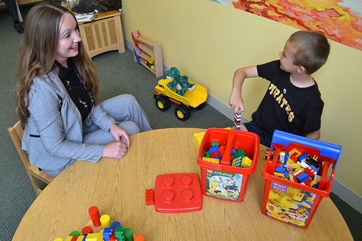 Child Therapy session in the Center for Applied Psychology