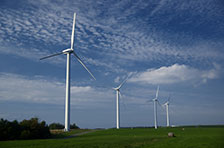 Line of windmills in Somerset County, Pennsylvania. Photo courtesy of Jeff Kubina at www.flickr.com/photos/kubina.
