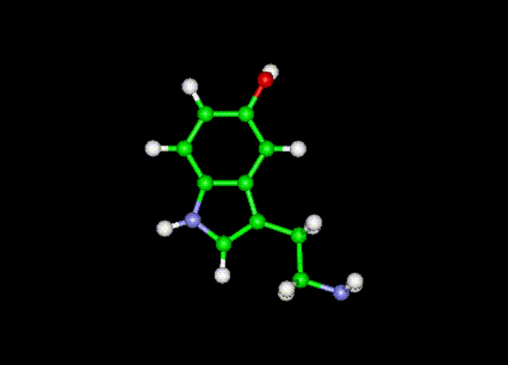 computer generated image of molecular structure