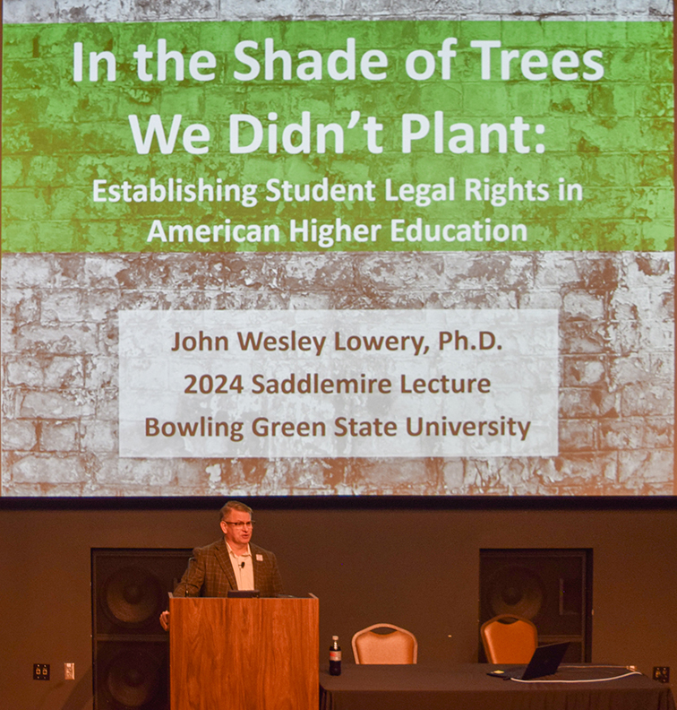 Lowery presents Saddlemire Lecture