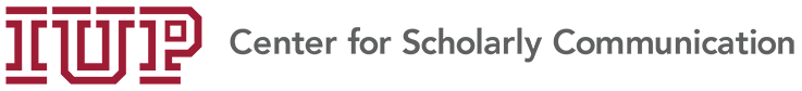 IUP Center for Scholarly Communication Logo