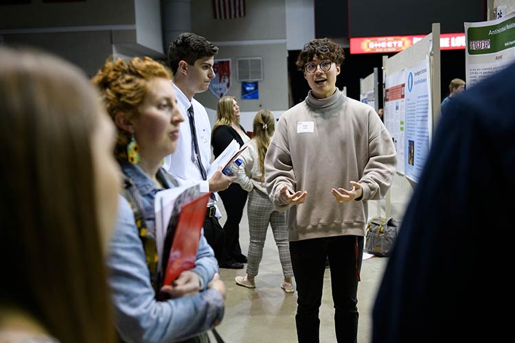 Student researchers at the KCAC