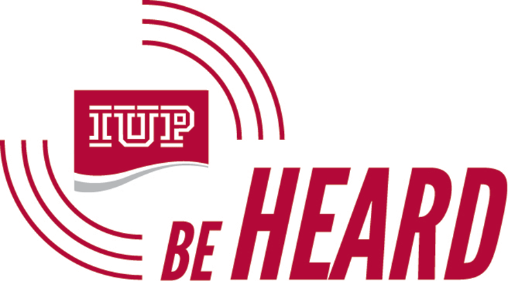 IUP Be Heard logo