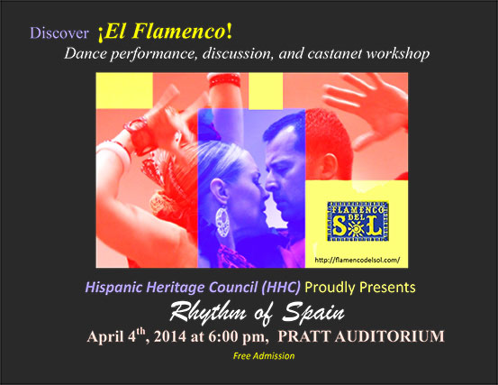 Flamenco/Rhythm of Spain Flyer