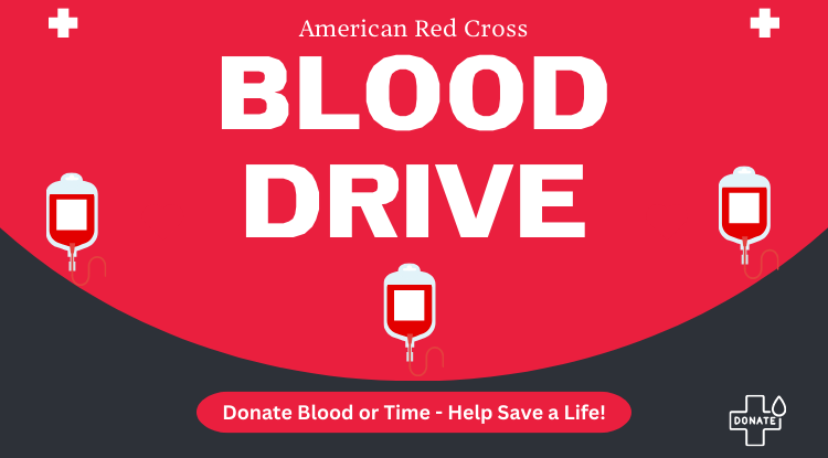 Graphic promoting the Indiana Day of Giving Blood Drive that is being organized by the American Red Cross on January 20, 2025