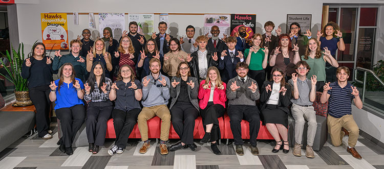 Members of the IUP Student Government Association