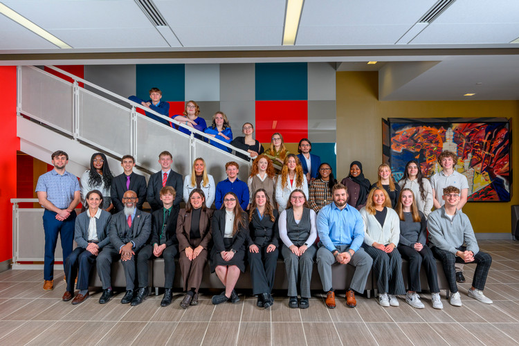 Group photo of Senators and Executive Board of SGA.