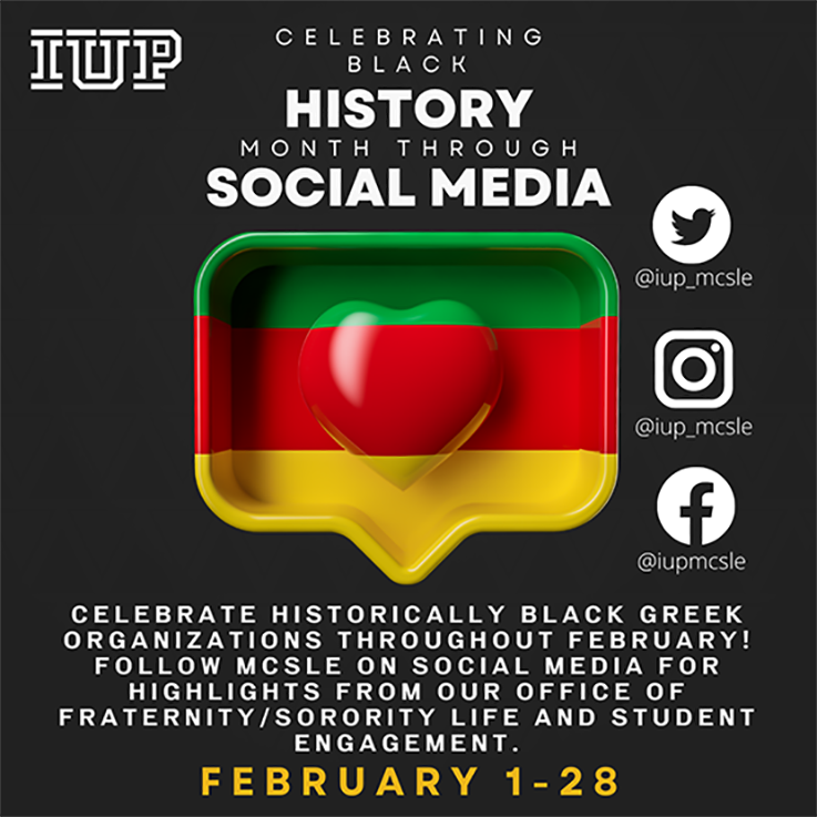 Graphic for FSL Celebrating Black Greek Organizations