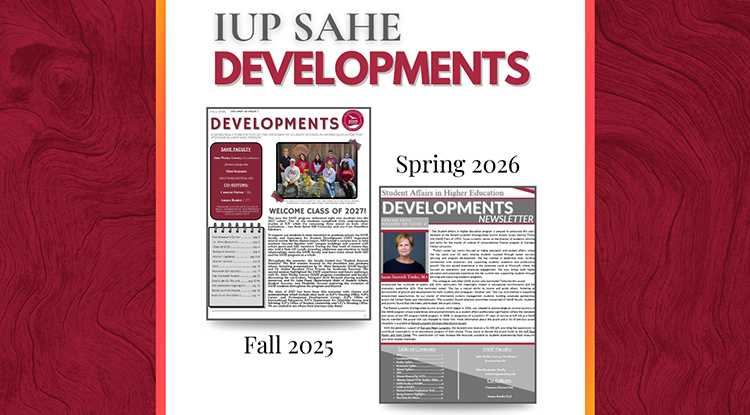 “Developments” SAHE Alumni Newsletter, Fall 2025 and Spring 2026 Issues