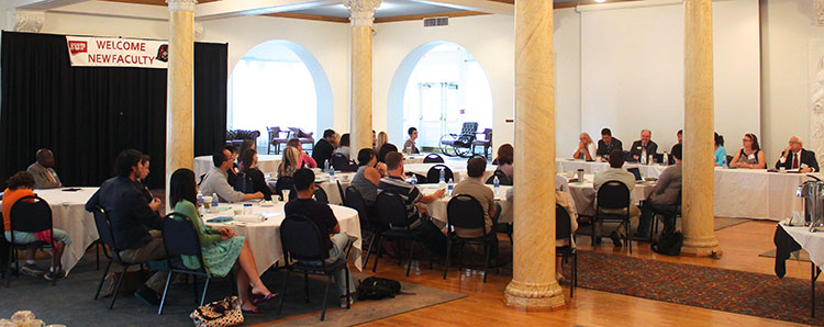 Welcome reception for new faculty members