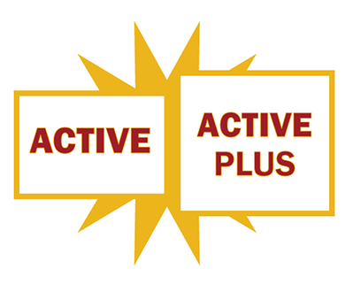 Active and Active Plus membership icon