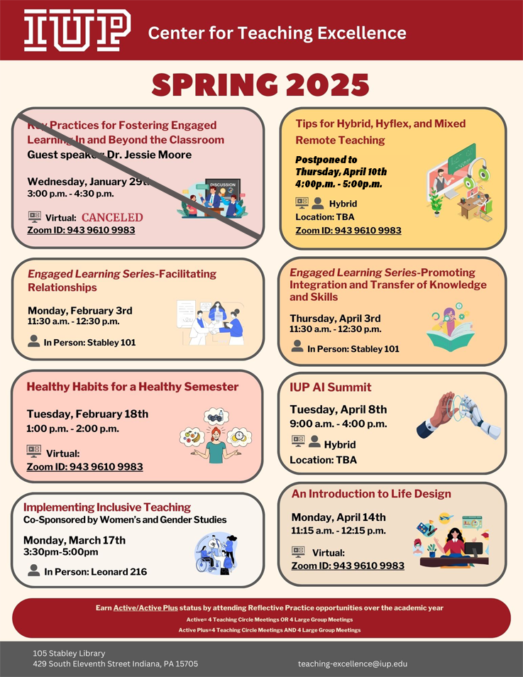 The Spring 2025 CTE Event Calendar