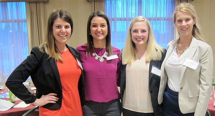 Four Accounting alumnae now working in major firms