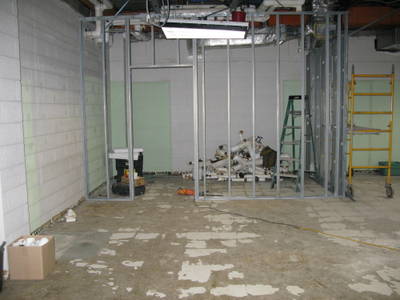 Weyandt renovation, phase 1: January 2012 Weyandt renovation, phase 1: January 2012