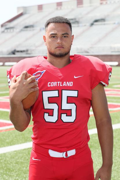 Kyle Richard, in his college football uniform Kyle Richard, in his college football uniform