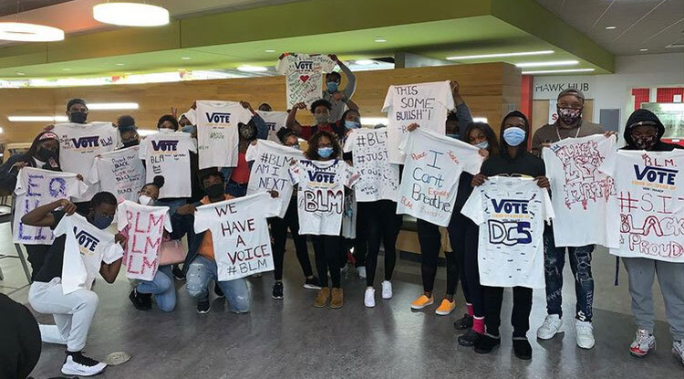 In October, IUP's NAACP chapter held a voter-registration workshop and other activities that encouraged voting. In October, IUP's NAACP chapter held a voter-registration workshop and other activities that encouraged voting.