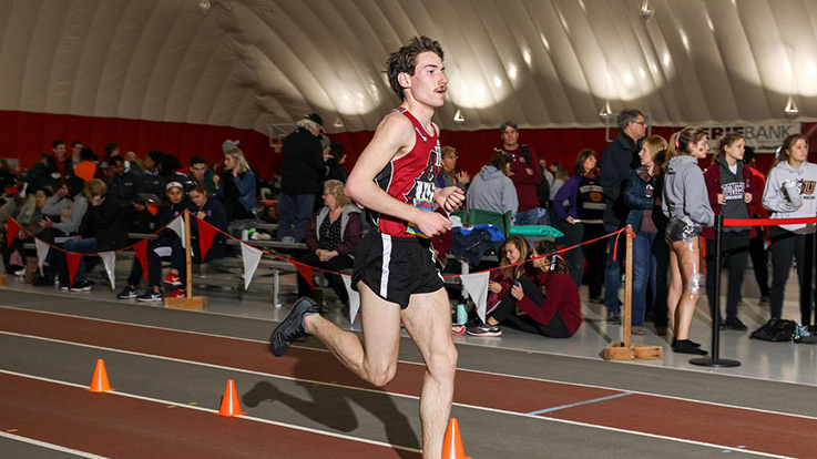 Senior distance specialist Sam Lenze's most recent IUP meet was during the indoor track season in early 2020. (IUP Athletics) Senior distance specialist Sam Lenze's most recent IUP meet was during the indoor track season in early 2020. (IUP Athletics)