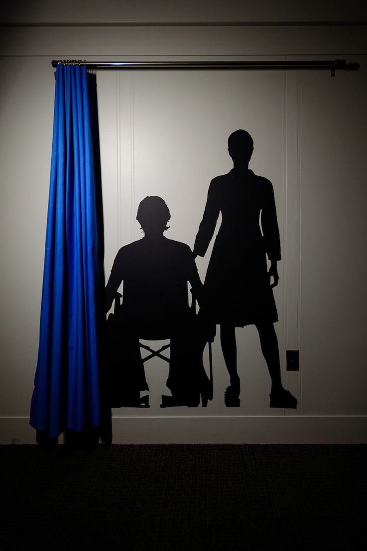 In designing the lab, faculty members made an effort to incorporate certain features, such as a curtain to be pulled for privacy, that provide a more realistic experience for students. In designing the lab, faculty members made an effort to incorporate certain features, such as a curtain to be pulled for privacy, that provide a more realistic experience for students.