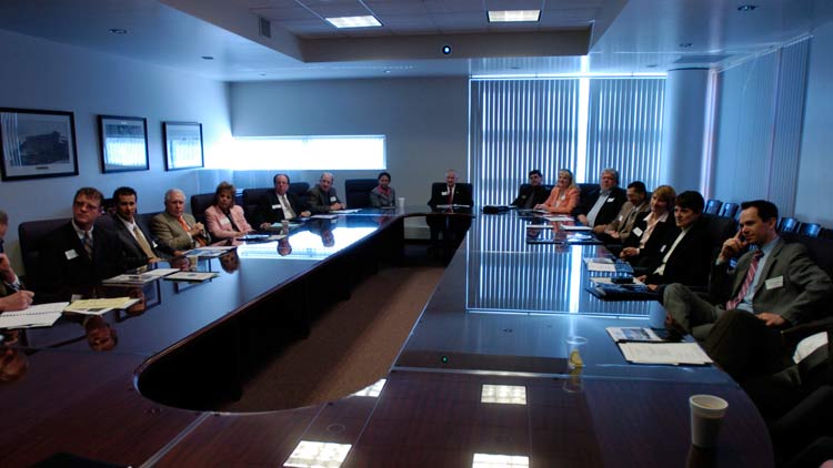 Business Group around a conference table