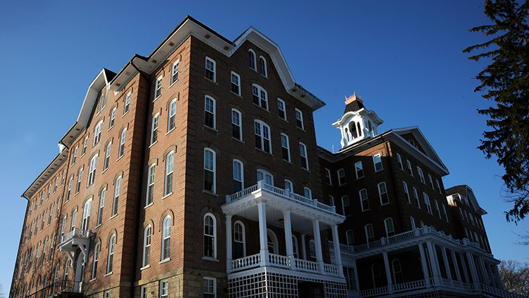 Sutton Hall in winter Sutton Hall in winter