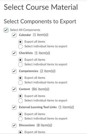 Select Content Export Select Content Export