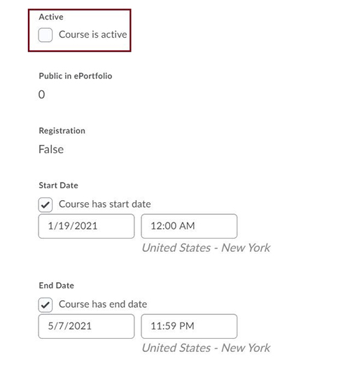 Auto-Population of Course Start-End Dates