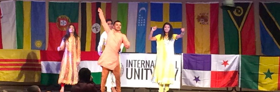 Students dancing for International Unity Day
