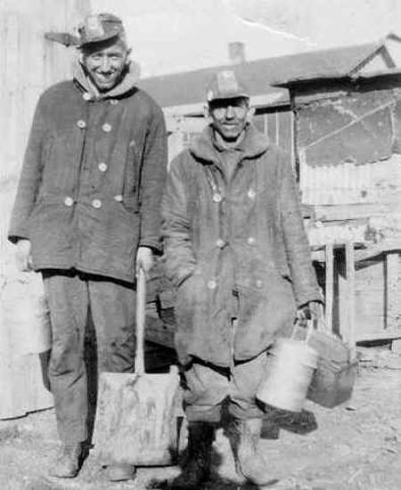 Miners with equipment