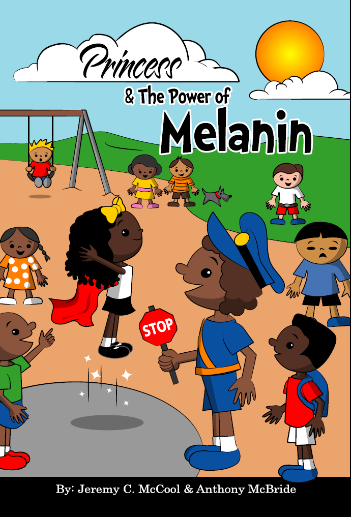 "Princess and the Power of Melanin" book cover