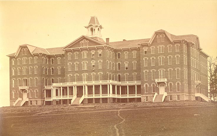 Sutton Hall in 1874, photographed by T.C. Cooper