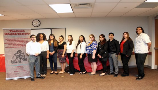 Members of the Tlacuilo Honors Society