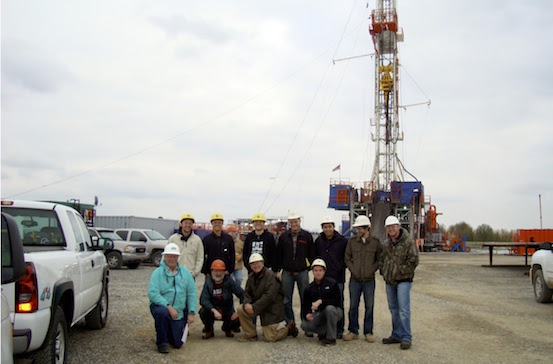 Geoscience Class At Marcellus Rig 563X364