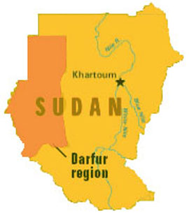 Sudan map