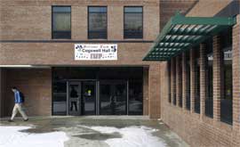 Cogswell Hall Exterior Winter