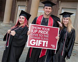 Show your IUP pride. Give to the Senior Class Gift