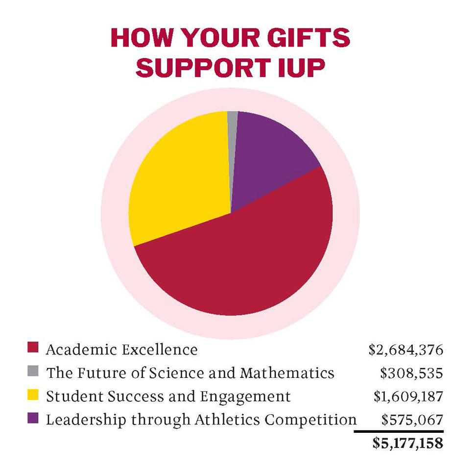 How Your Gifts Support IUP How Your Gifts Support IUP