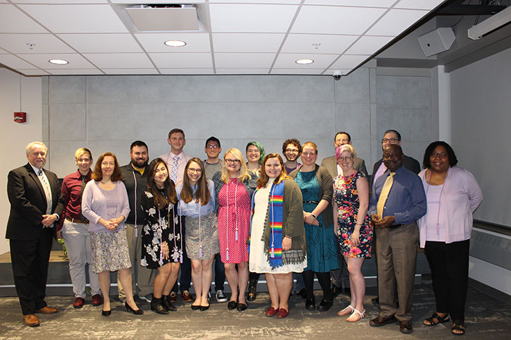 IUP students and staff at the 2019 Lavender Graduation IUP students and staff at the 2019 Lavender Graduation