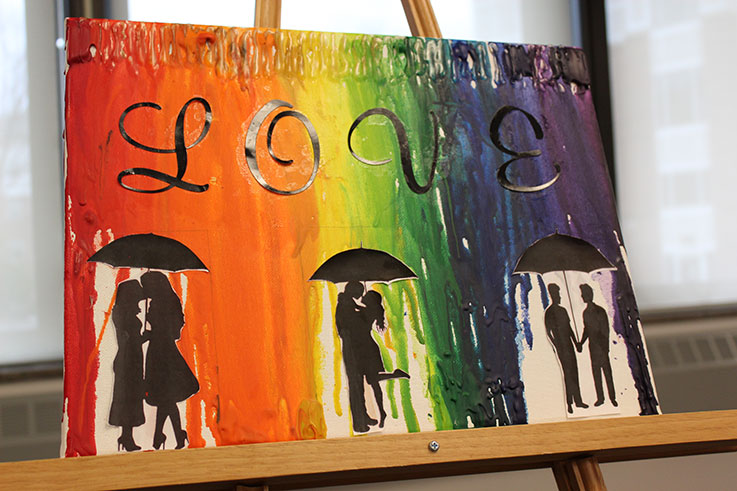 Student artwork from the 2019 Queer Arts Showcase Student artwork from the 2019 Queer Arts Showcase