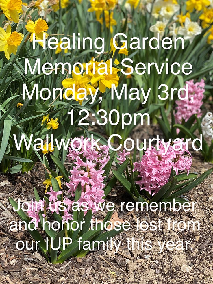 Healing Garden Memorial Service 2021
