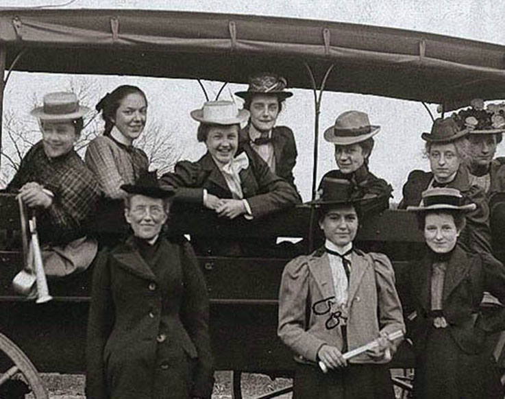 Jane Leonard and Friends at Indiana State Normal School