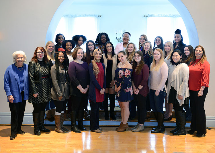 Women's Leadership Award winners