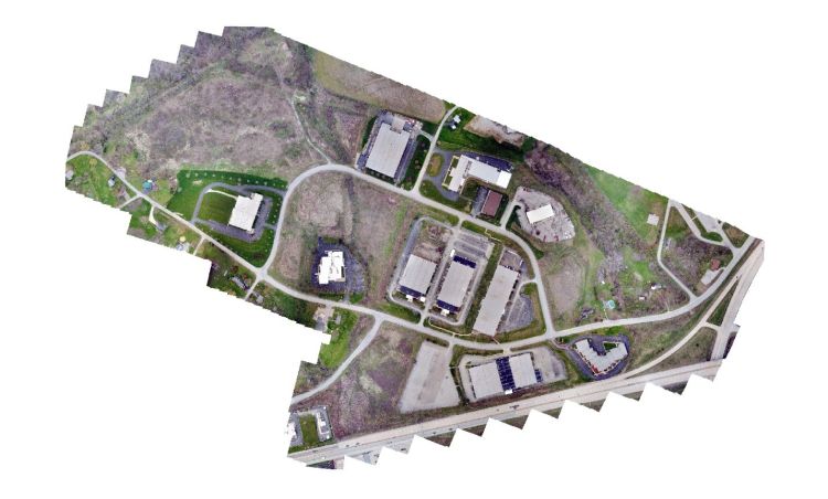 Orthophoto of the Indiana County Corporate Campus 
