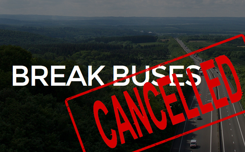2020-21 Break Buses Canceled