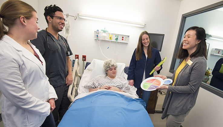 Students in Simulation Lab