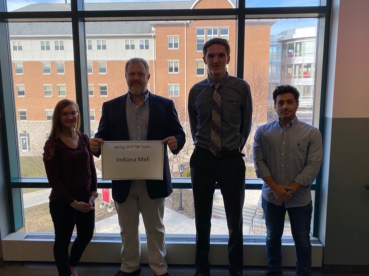 SBI Team Spring 2020 - Johnstown Galleria Mall - Mackenzie Maust, Cabell Camp, Andrew Konieczny, Majid Alnahdi, and Tyler Vicari (absent when photo was taken).