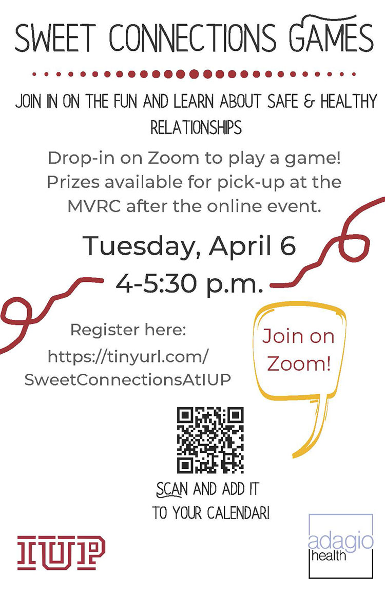 Flyer for MVRC and Adagio Health Event