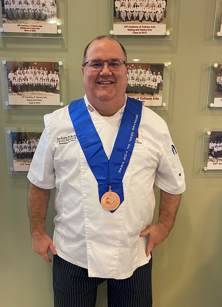 Chef Andrew Nutter and his 2020 Chef of the Year Award 