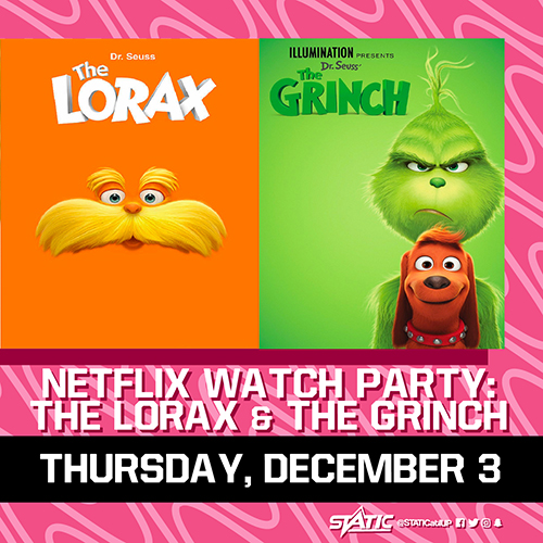NWP: Lorax and Grinch new