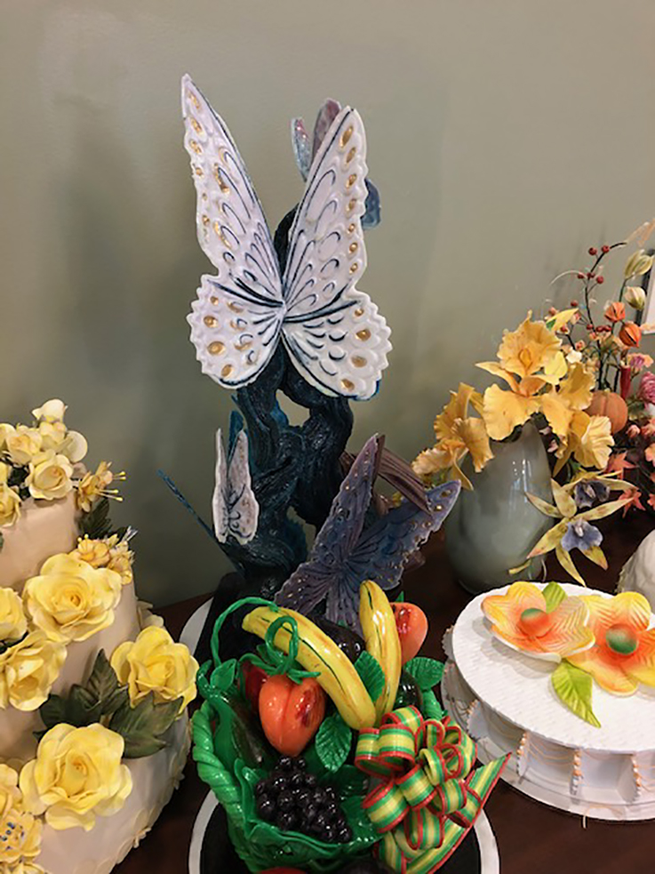 Sugar Sculptures created by Baking faculty