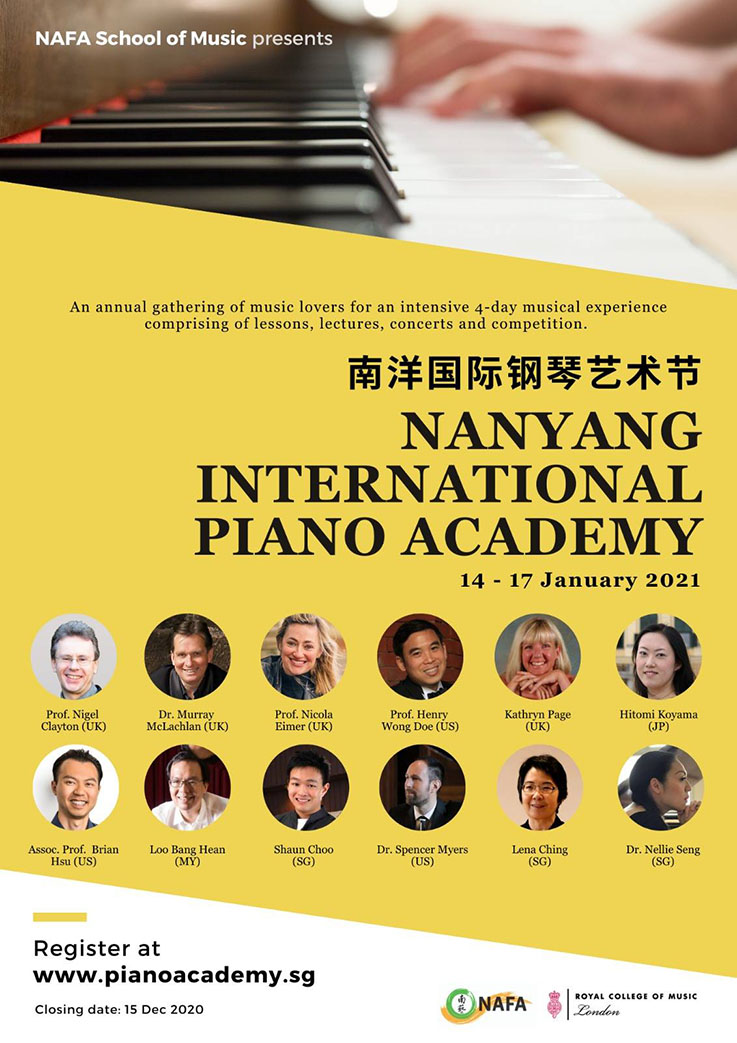 Wong Doe 2021 Nanyang International Piano Academy